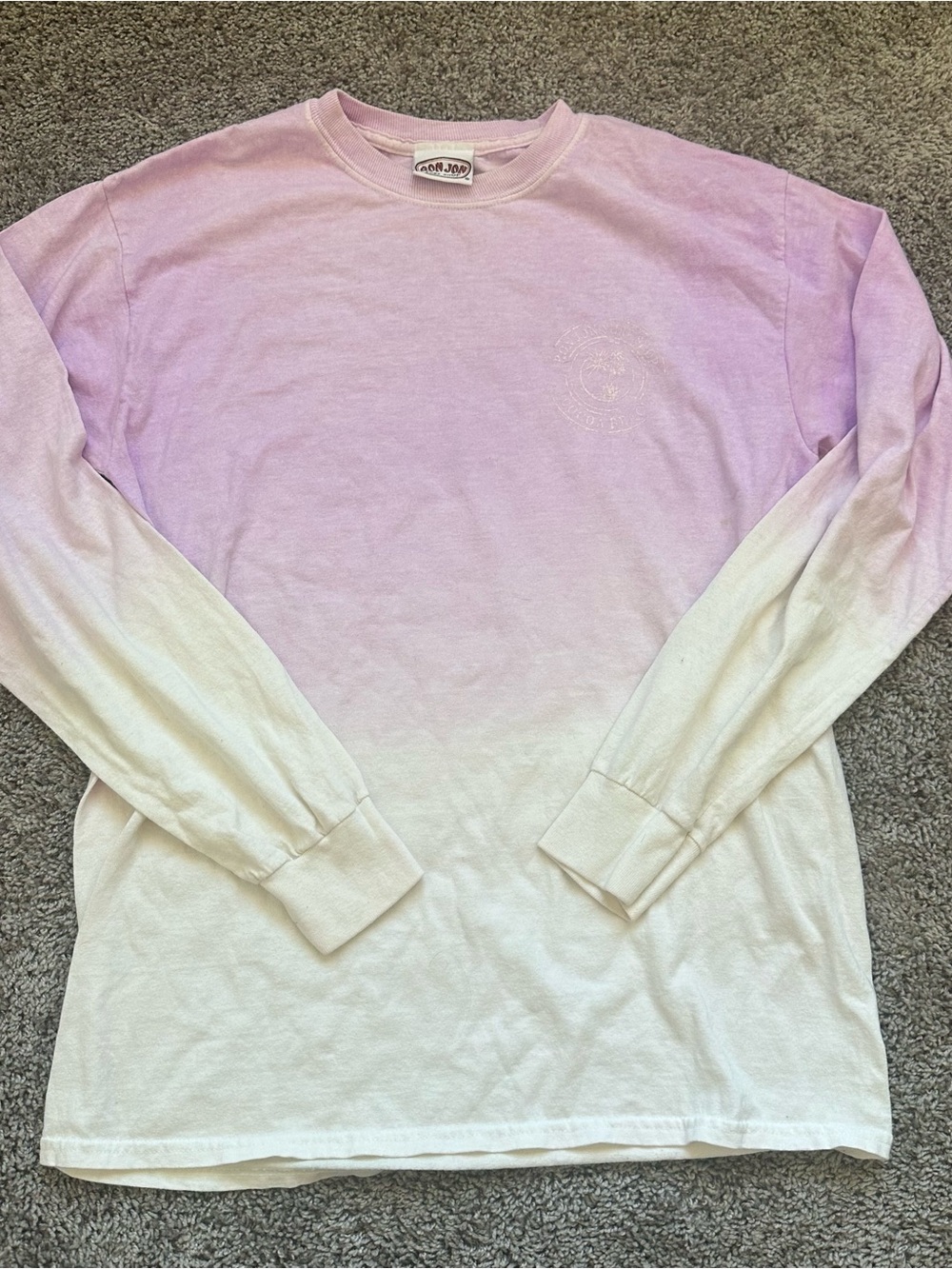 Ron Jon Lavender Ombre Long Sleeve Tee